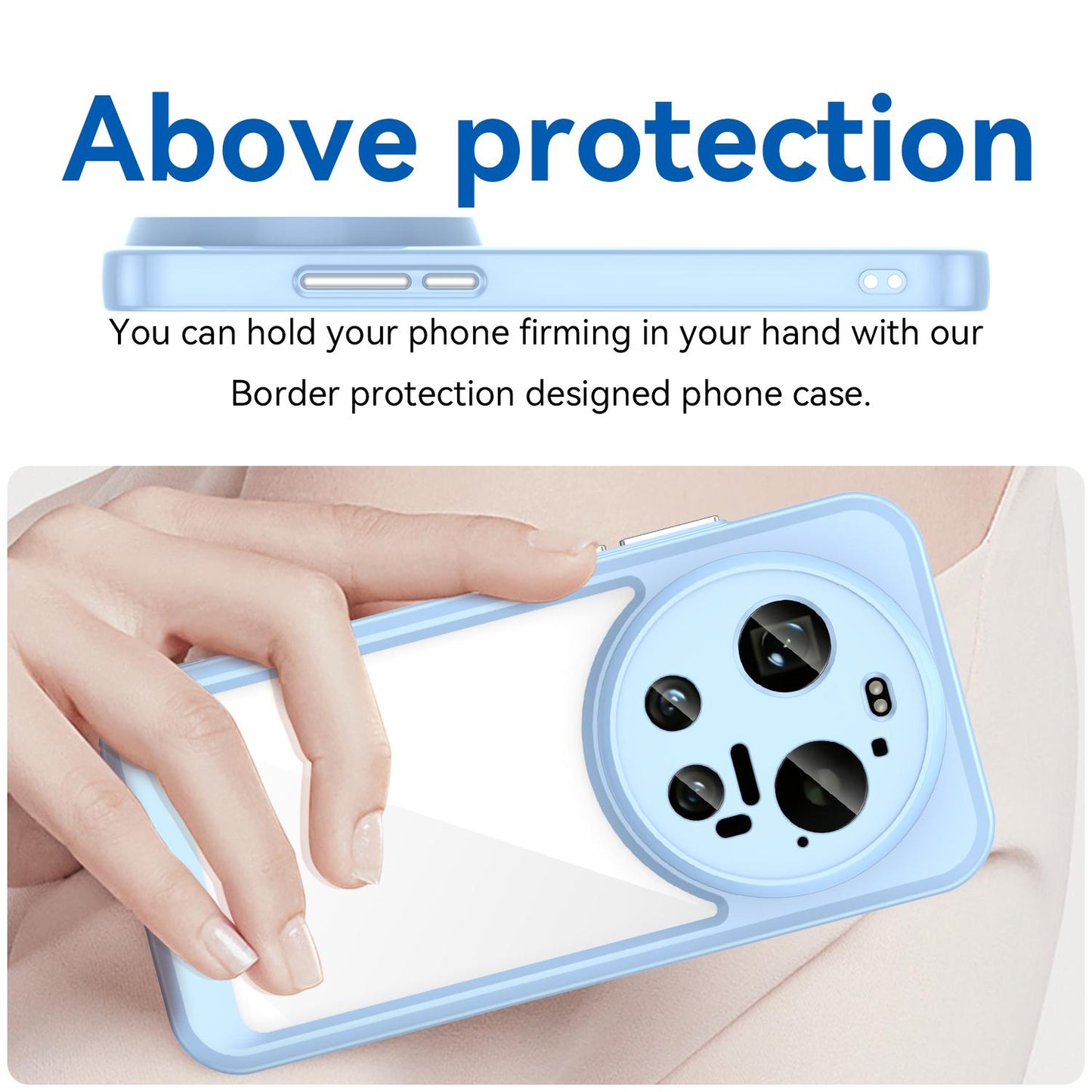 Xiaomi 17 Ultra Acrylic Hybrid TPU Protective Phone Case, Colourful Series Shockproof Cover