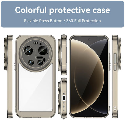 Xiaomi 17 Ultra Acrylic Hybrid TPU Protective Phone Case, Colourful Series Shockproof Cover