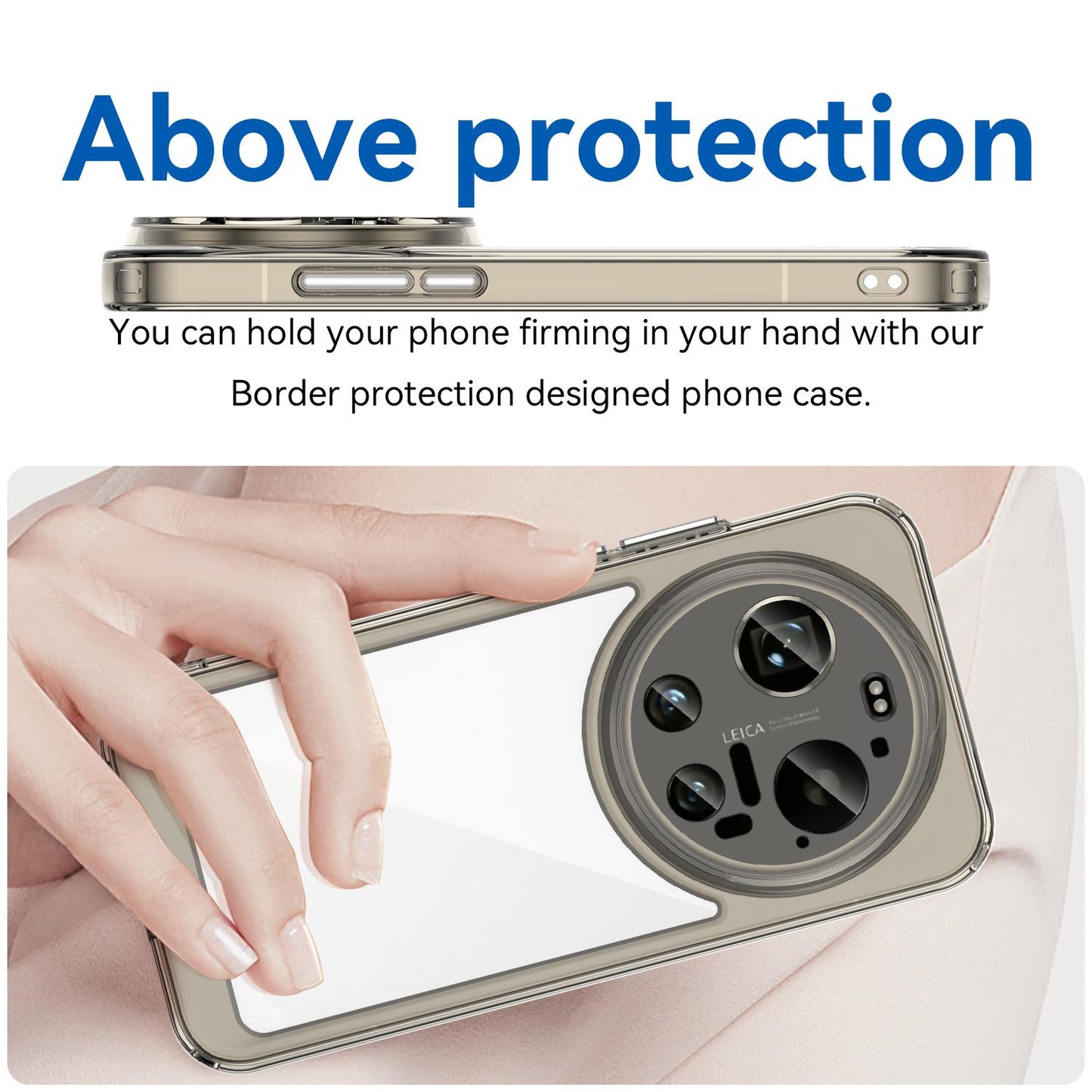 Xiaomi 17 Ultra Acrylic Hybrid TPU Protective Phone Case, Colourful Series Shockproof Cover