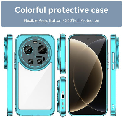Xiaomi 17 Ultra Acrylic Hybrid TPU Protective Phone Case, Colourful Series Shockproof Cover