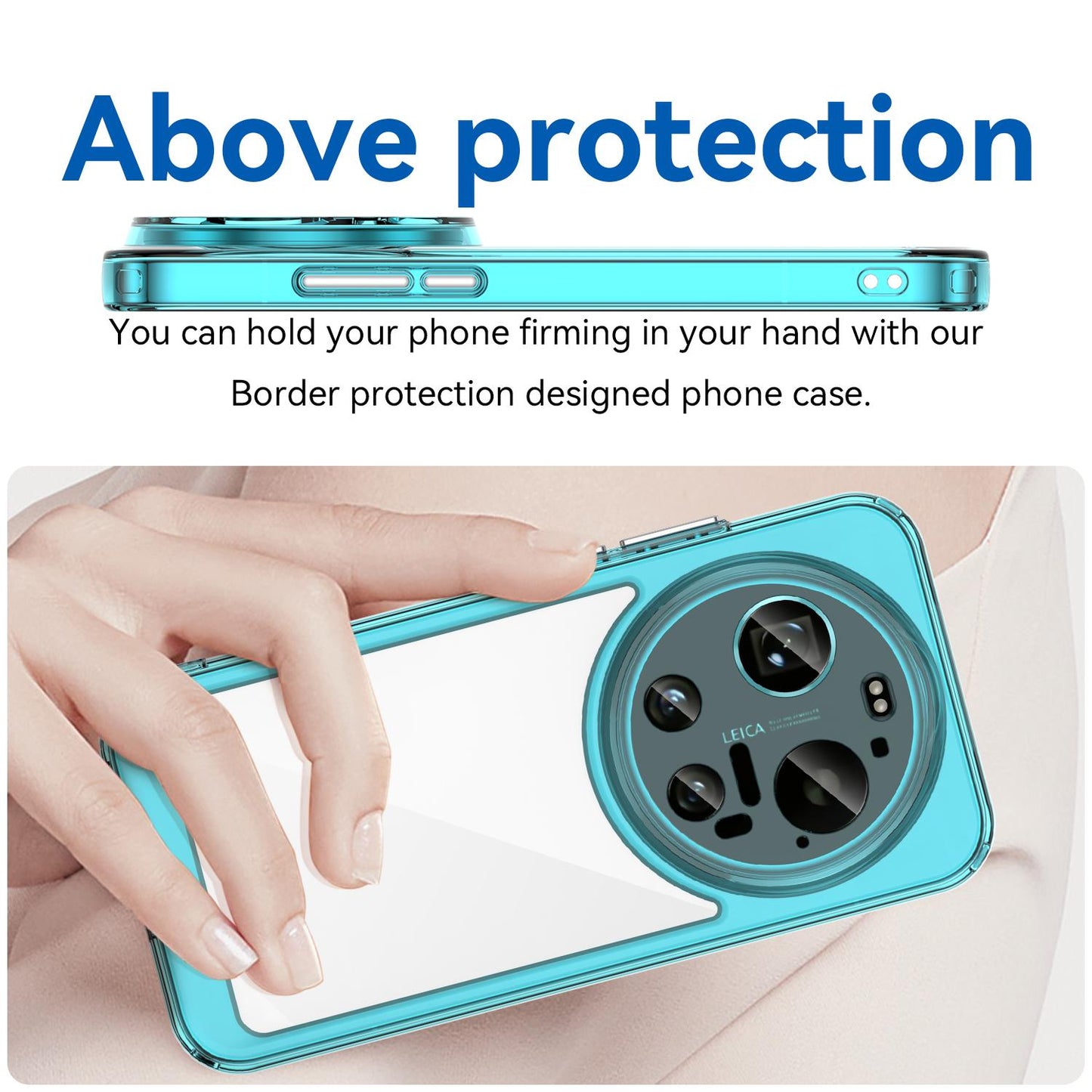 Xiaomi 17 Ultra Acrylic Hybrid TPU Protective Phone Case, Colourful Series Shockproof Cover