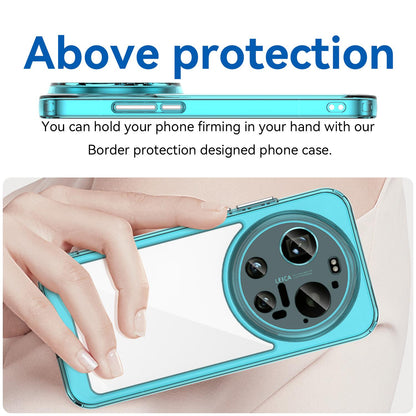 Xiaomi 17 Ultra Acrylic Hybrid TPU Protective Phone Case, Colourful Series Shockproof Cover