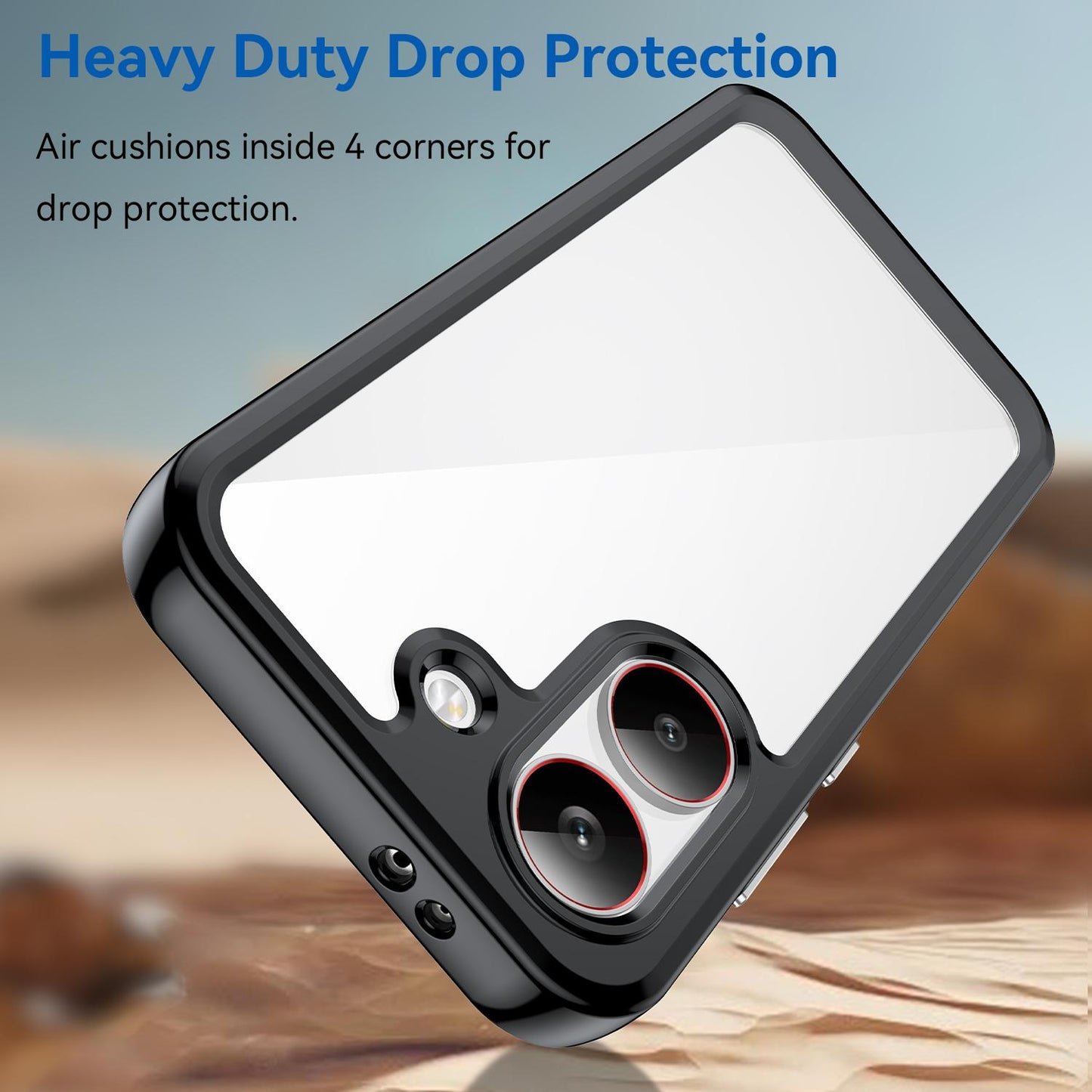 Xiaomi Poco X8 Pro 5G Acrylic Hybrid TPU Protective Phone Case, Colourful Series Shockproof Cover