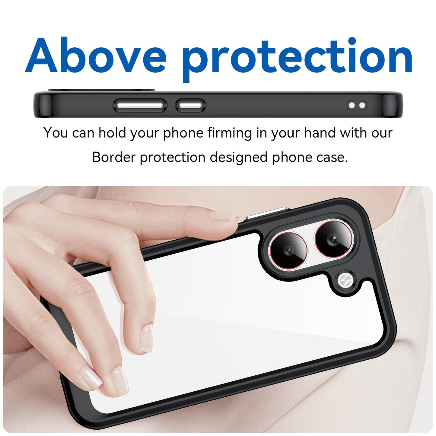 Xiaomi Poco X8 Pro 5G Acrylic Hybrid TPU Protective Phone Case, Colourful Series Shockproof Cover