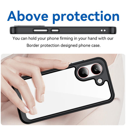 Xiaomi Poco X8 Pro 5G Acrylic Hybrid TPU Protective Phone Case, Colourful Series Shockproof Cover