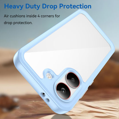 Xiaomi Poco X8 Pro 5G Acrylic Hybrid TPU Protective Phone Case, Colourful Series Shockproof Cover