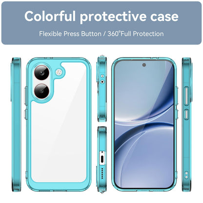 Xiaomi Poco X8 Pro 5G Acrylic Hybrid TPU Protective Phone Case, Colourful Series Shockproof Cover