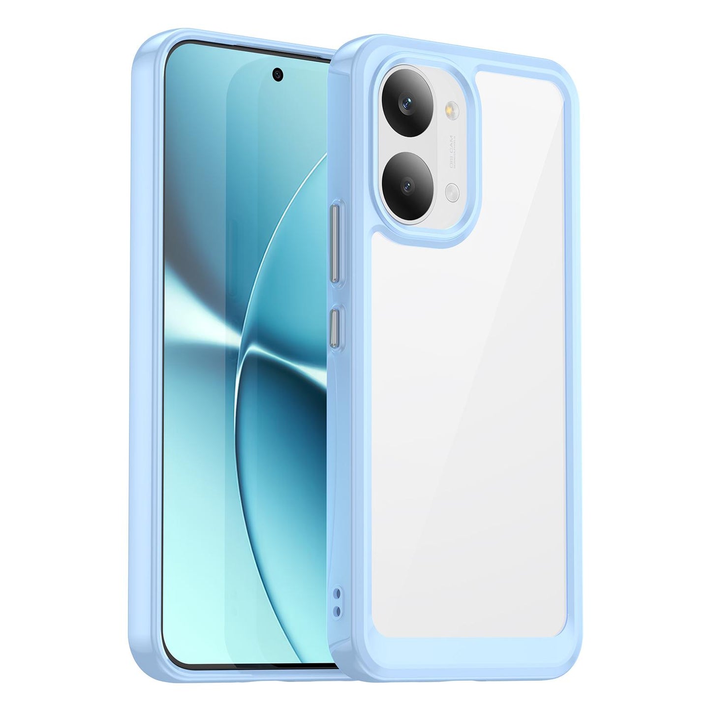 Xiaomi Poco X8 Pro Max 5G Acrylic Hybrid TPU Protective Phone Case, Colourful Series Shockproof Cover