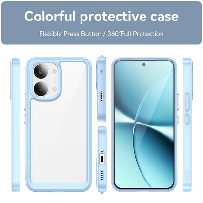 Xiaomi Poco X8 Pro Max 5G Acrylic Hybrid TPU Protective Phone Case, Colourful Series Shockproof Cover