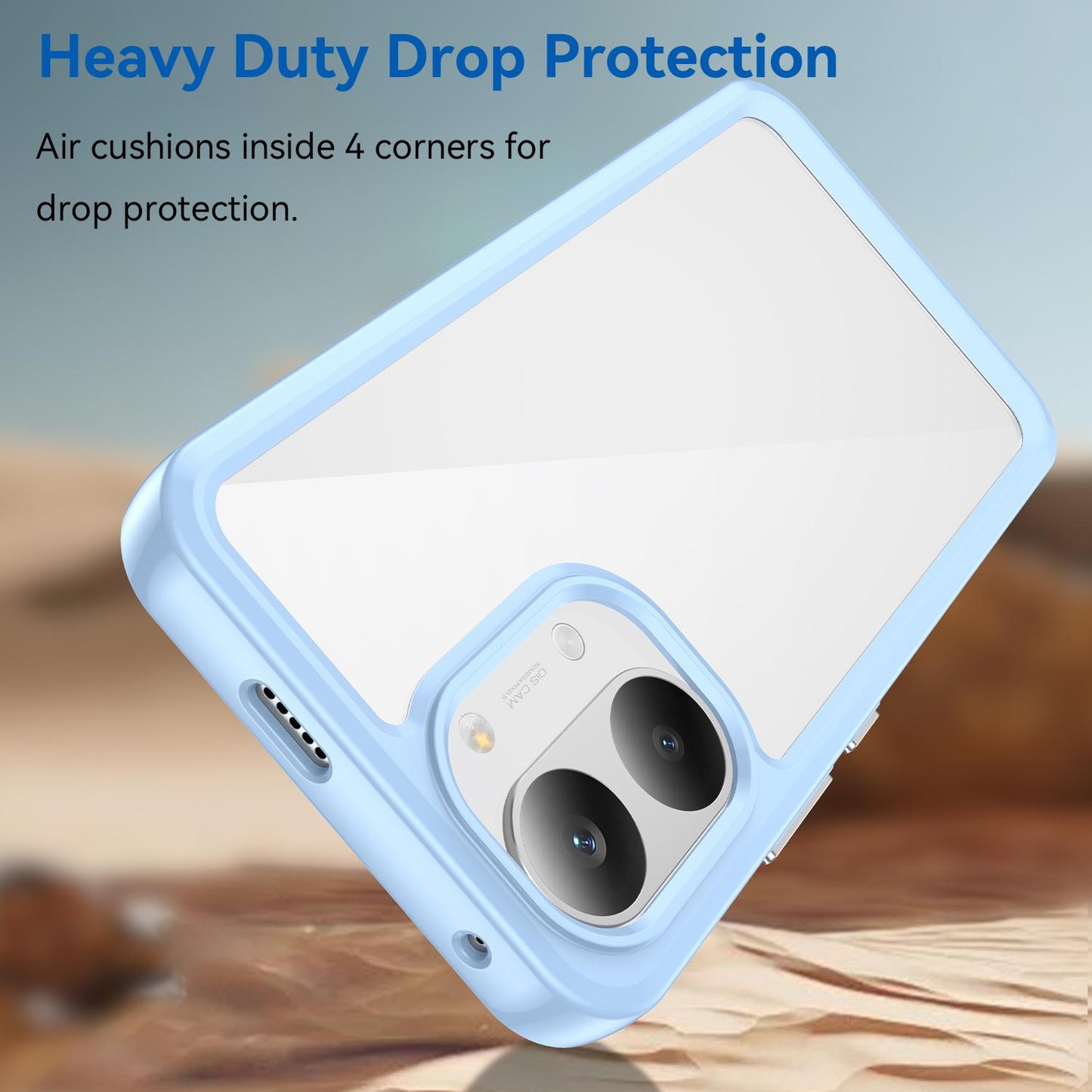 Xiaomi Poco X8 Pro Max 5G Acrylic Hybrid TPU Protective Phone Case, Colourful Series Shockproof Cover