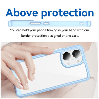 Xiaomi Poco X8 Pro Max 5G Acrylic Hybrid TPU Protective Phone Case, Colourful Series Shockproof Cover