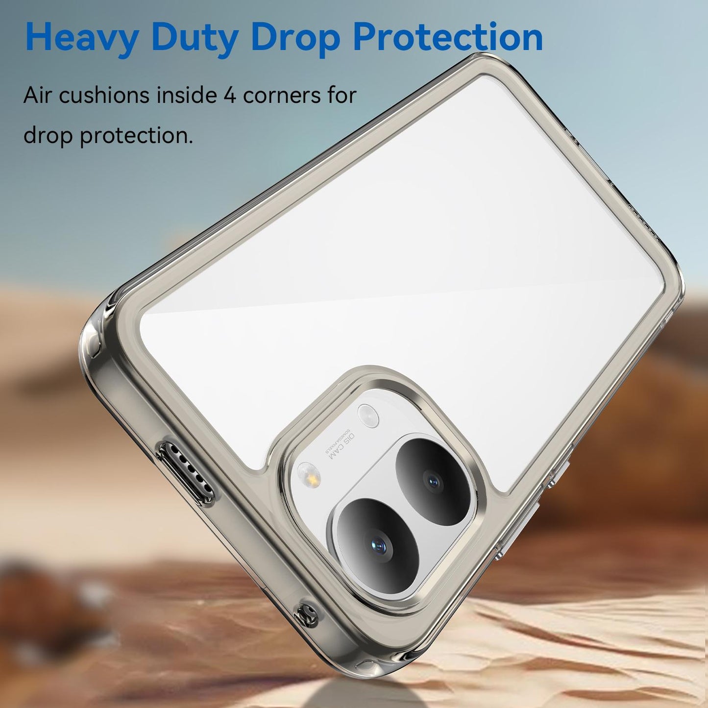 Xiaomi Poco X8 Pro Max 5G Acrylic Hybrid TPU Protective Phone Case, Colourful Series Shockproof Cover