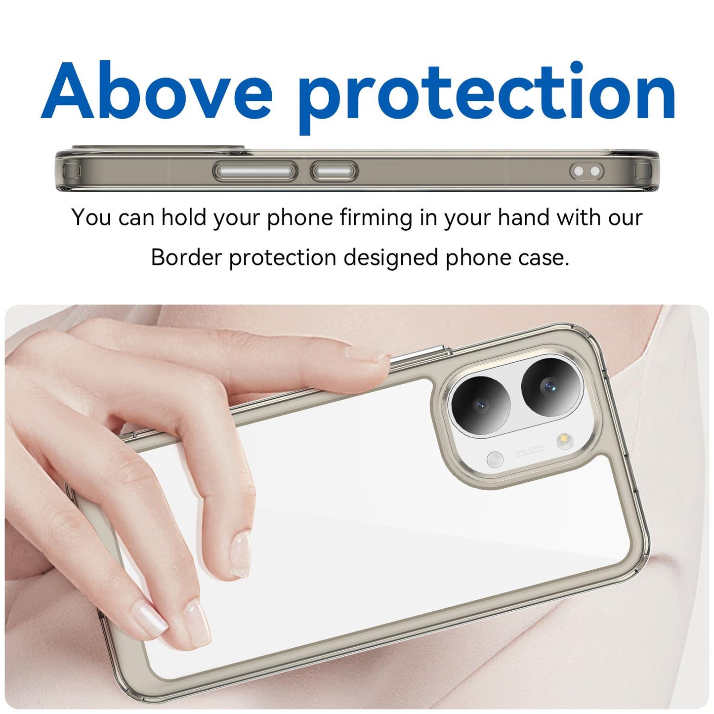 Xiaomi Poco X8 Pro Max 5G Acrylic Hybrid TPU Protective Phone Case, Colourful Series Shockproof Cover
