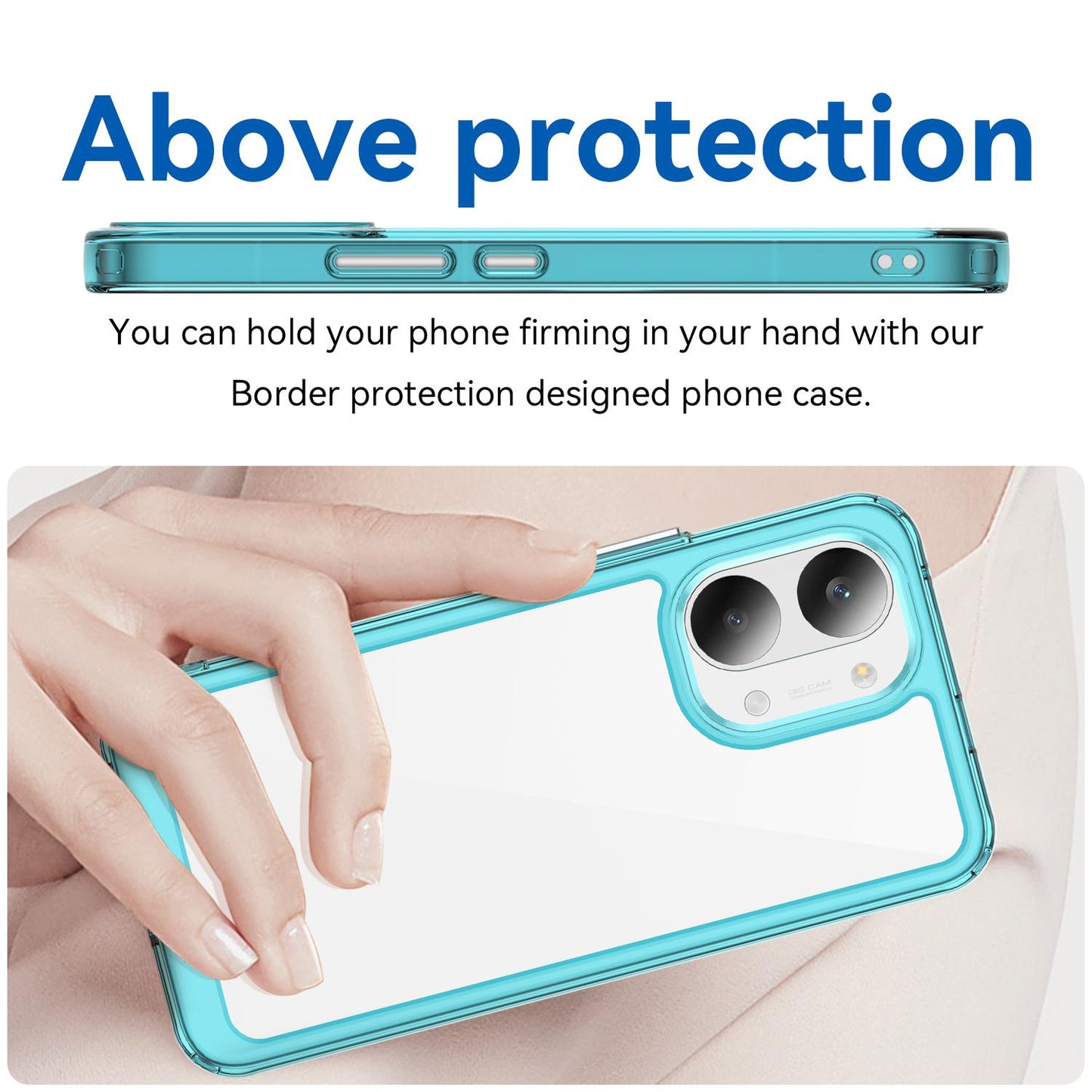 Xiaomi Poco X8 Pro Max 5G Acrylic Hybrid TPU Protective Phone Case, Colourful Series Shockproof Cover