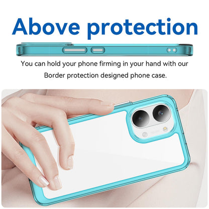Xiaomi Poco X8 Pro Max 5G Acrylic Hybrid TPU Protective Phone Case, Colourful Series Shockproof Cover