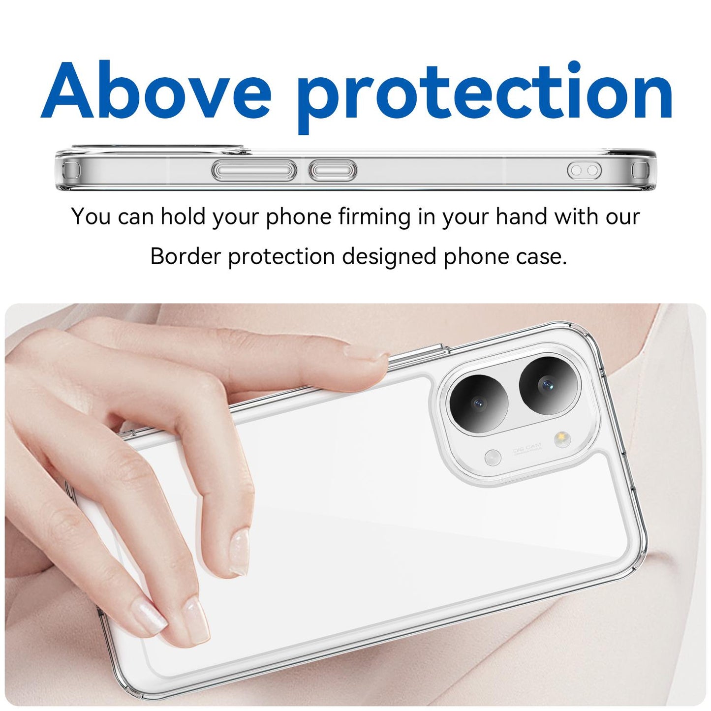 Xiaomi Poco X8 Pro Max 5G Acrylic Hybrid TPU Protective Phone Case, Colourful Series Shockproof Cover