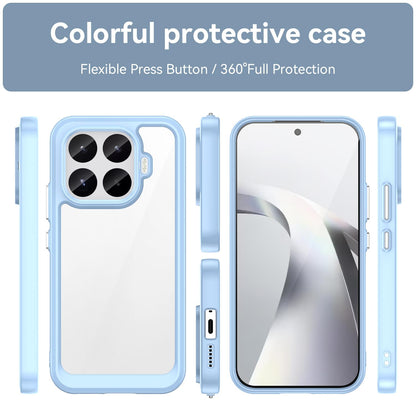 Xiaomi 17T 5G Acrylic Hybrid TPU Protective Phone Case, Colourful Series Shockproof Cover