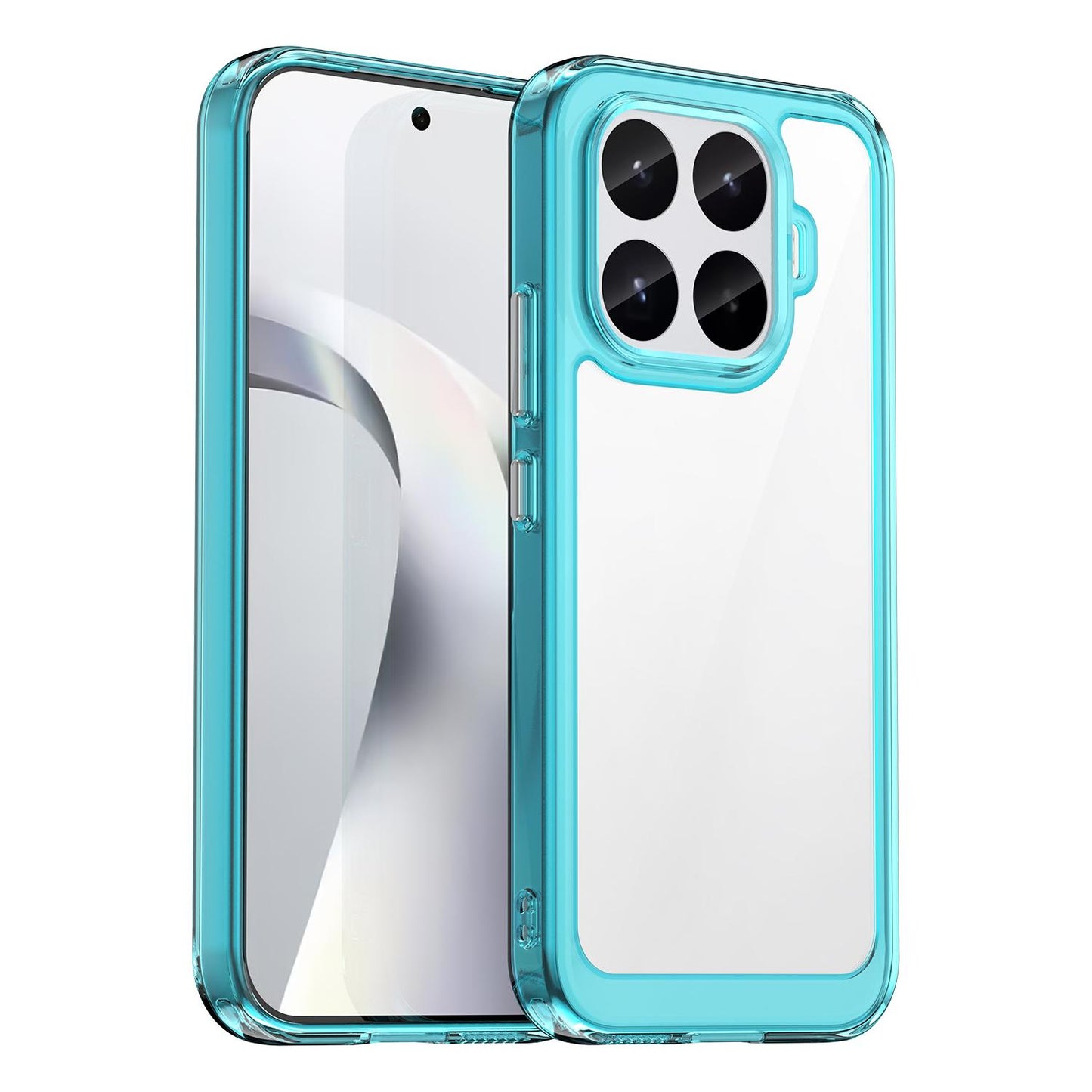 Xiaomi 17T 5G Acrylic Hybrid TPU Protective Phone Case, Colourful Series Shockproof Cover