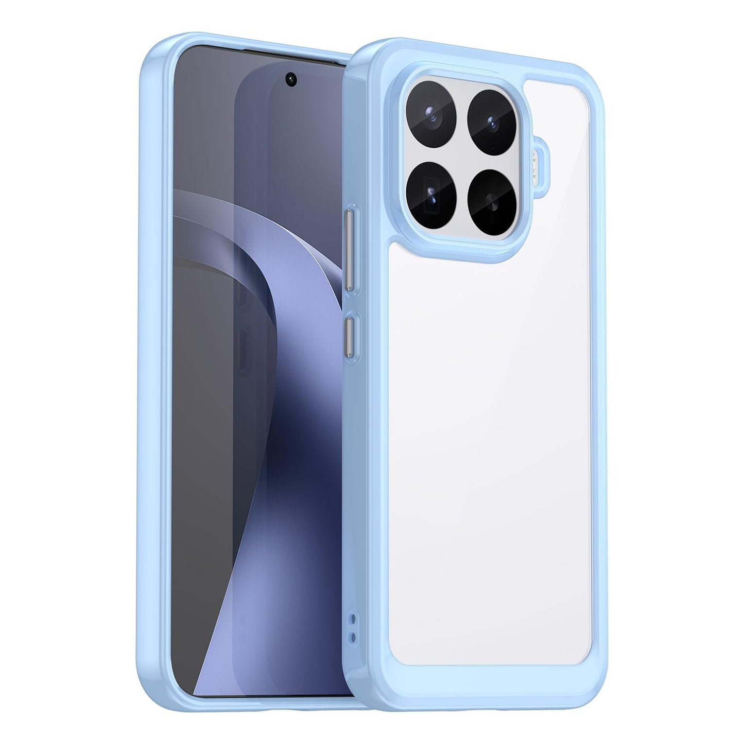 Xiaomi 17T Pro 5G Acrylic Hybrid TPU Protective Phone Case, Colourful Series Shockproof Cover