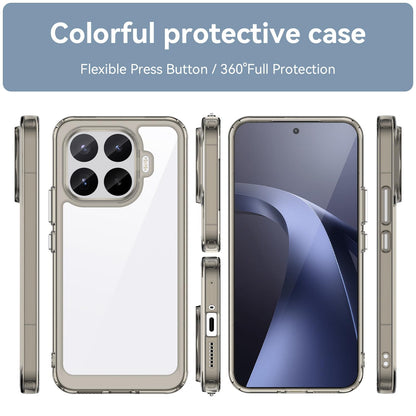 Xiaomi 17T Pro 5G Acrylic Hybrid TPU Protective Phone Case, Colourful Series Shockproof Cover