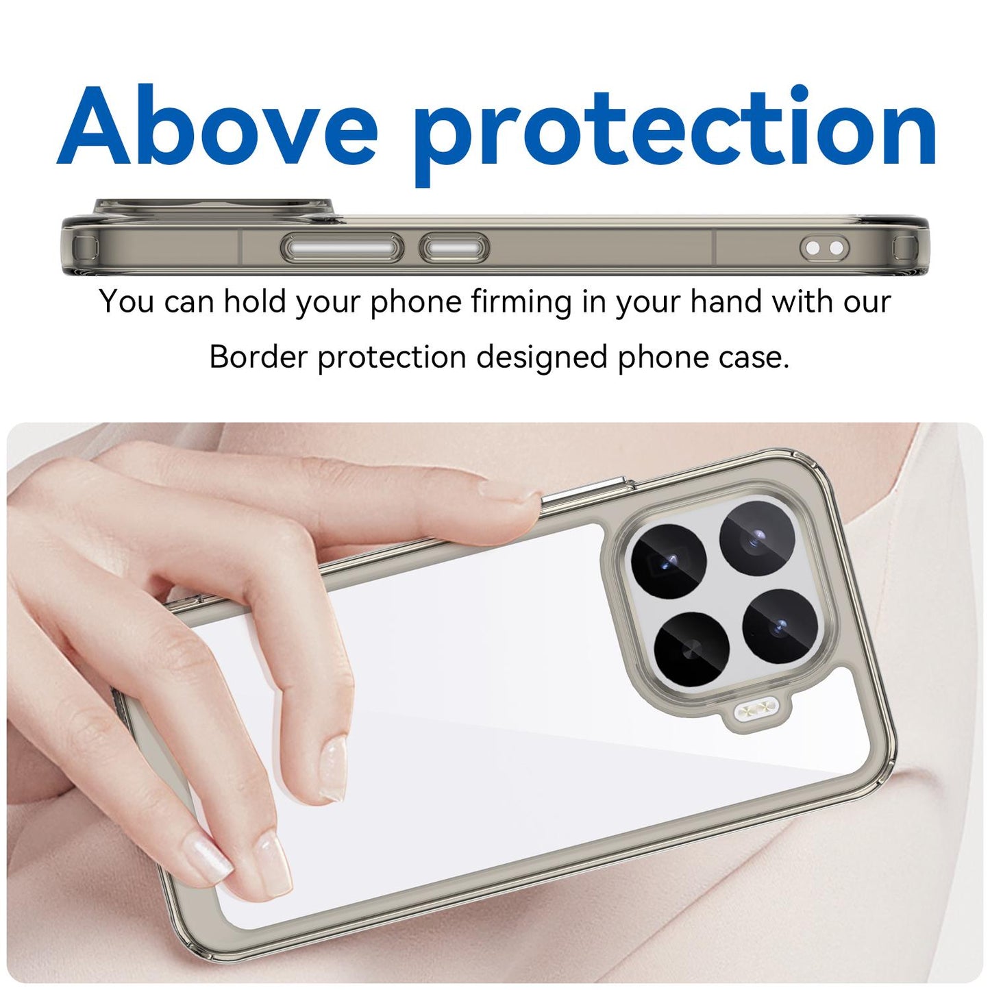 Xiaomi 17T Pro 5G Acrylic Hybrid TPU Protective Phone Case, Colourful Series Shockproof Cover