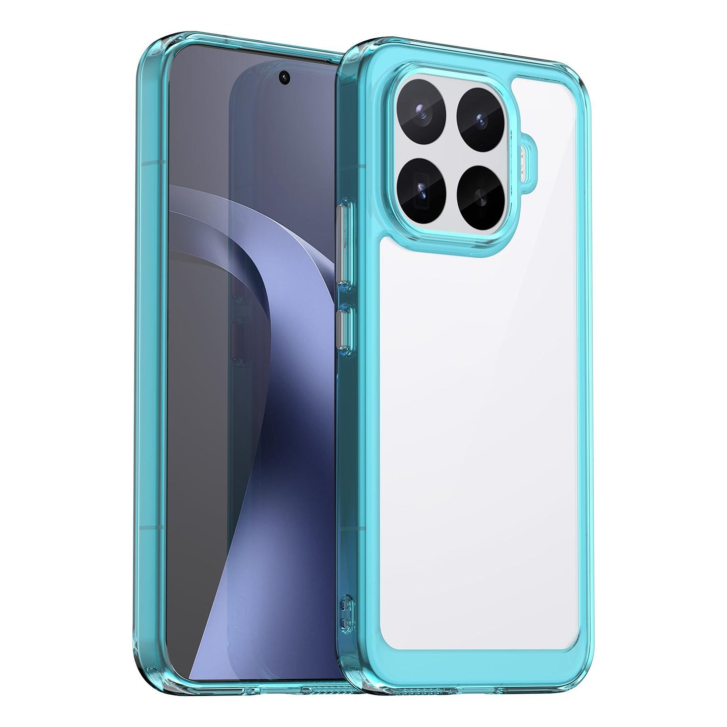 Xiaomi 17T Pro 5G Acrylic Hybrid TPU Protective Phone Case, Colourful Series Shockproof Cover