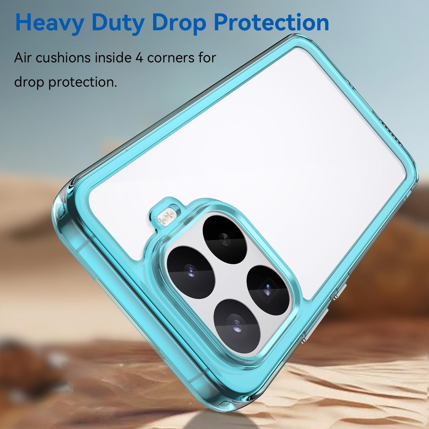 Xiaomi 17T Pro 5G Acrylic Hybrid TPU Protective Phone Case, Colourful Series Shockproof Cover