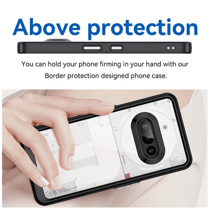 Nothing Phone 3a Acrylic Hybrid TPU Protective Phone Case, Colourful Series Shockproof Cover