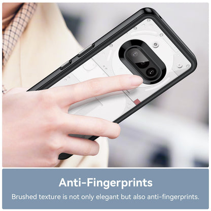 Nothing Phone 3a Acrylic Hybrid TPU Protective Phone Case, Colourful Series Shockproof Cover