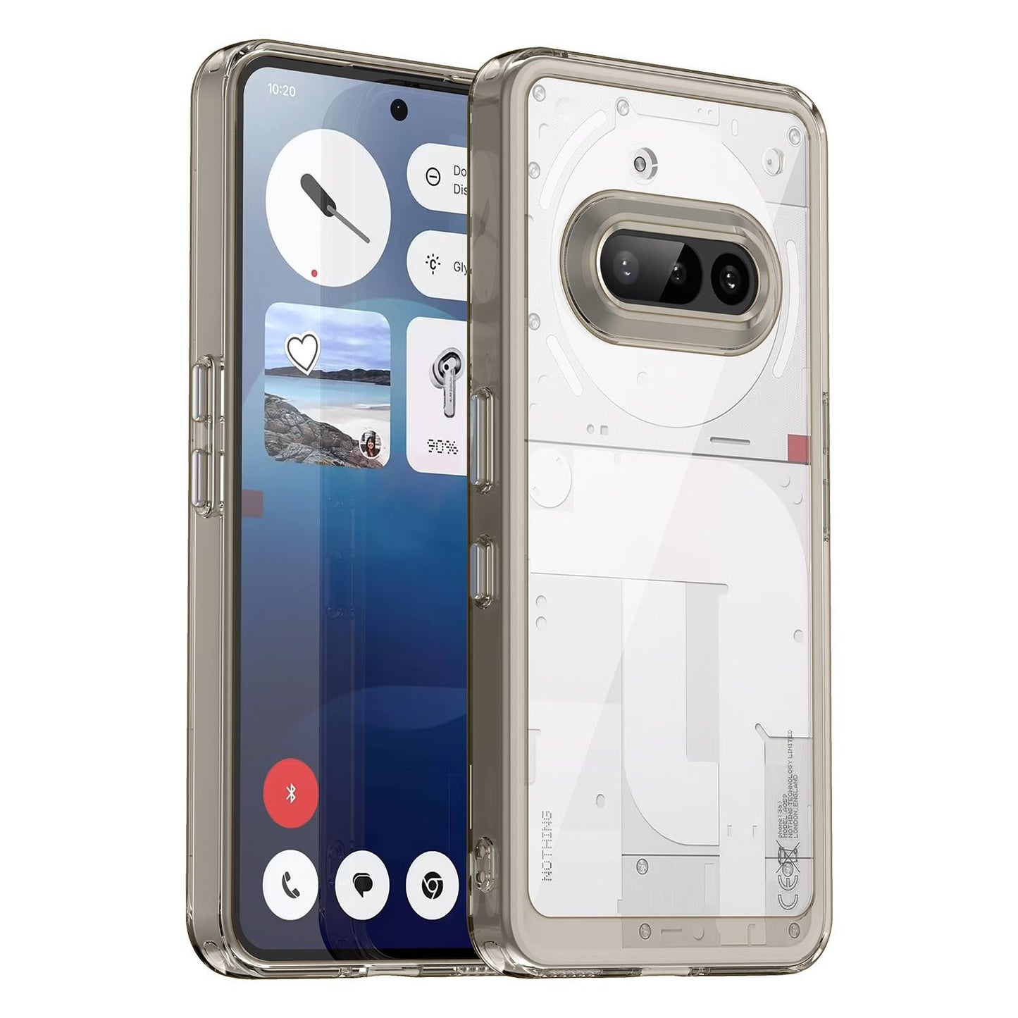 Nothing Phone 3a Acrylic Hybrid TPU Protective Phone Case, Colourful Series Shockproof Cover