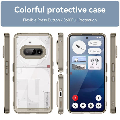 Nothing Phone 3a Acrylic Hybrid TPU Protective Phone Case, Colourful Series Shockproof Cover