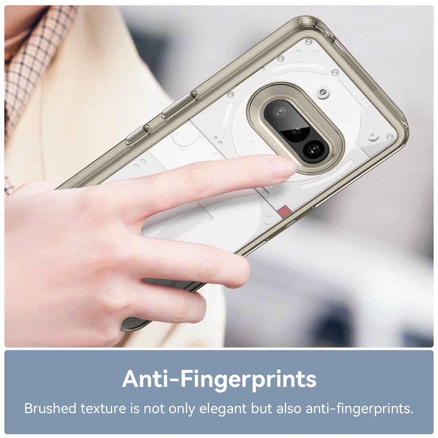 Nothing Phone 3a Acrylic Hybrid TPU Protective Phone Case, Colourful Series Shockproof Cover