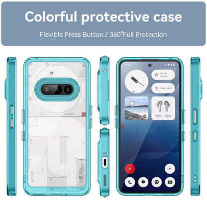 Nothing Phone 3a Acrylic Hybrid TPU Protective Phone Case, Colourful Series Shockproof Cover