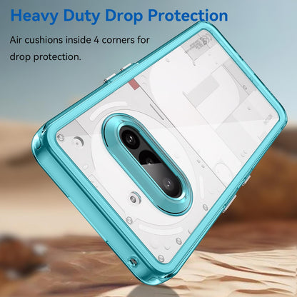 Nothing Phone 3a Acrylic Hybrid TPU Protective Phone Case, Colourful Series Shockproof Cover