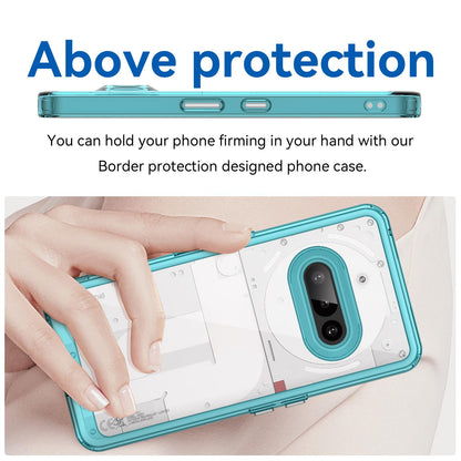 Nothing Phone 3a Acrylic Hybrid TPU Protective Phone Case, Colourful Series Shockproof Cover