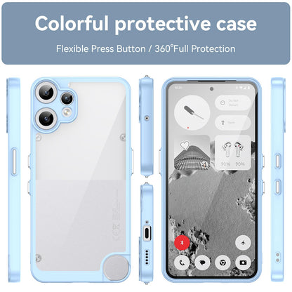 Nothing CMF Phone 2 Pro Acrylic Hybrid TPU Protective Phone Case, Colourful Series Shockproof Cover