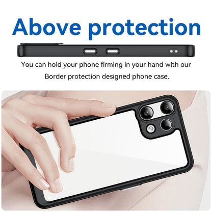 Nothing Phone 3a Lite Acrylic Hybrid TPU Protective Phone Case, Colourful Series Shockproof Cover