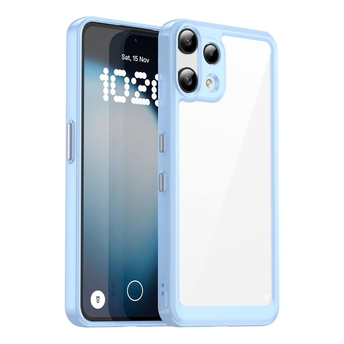 Nothing Phone 3a Lite Acrylic Hybrid TPU Protective Phone Case, Colourful Series Shockproof Cover