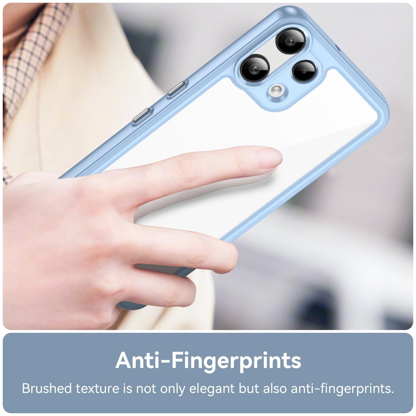 Nothing Phone 3a Lite Acrylic Hybrid TPU Protective Phone Case, Colourful Series Shockproof Cover