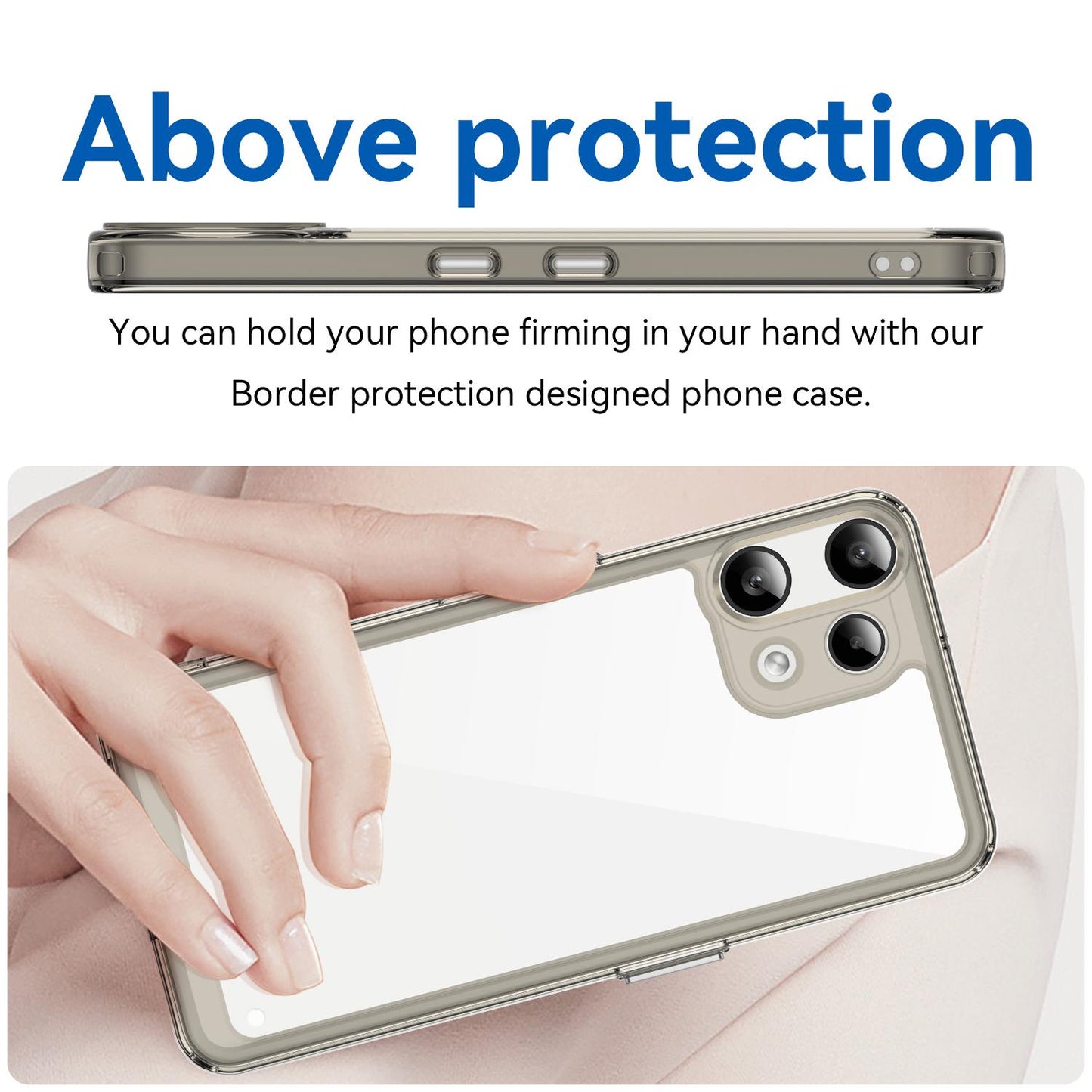 Nothing Phone 3a Lite Acrylic Hybrid TPU Protective Phone Case, Colourful Series Shockproof Cover