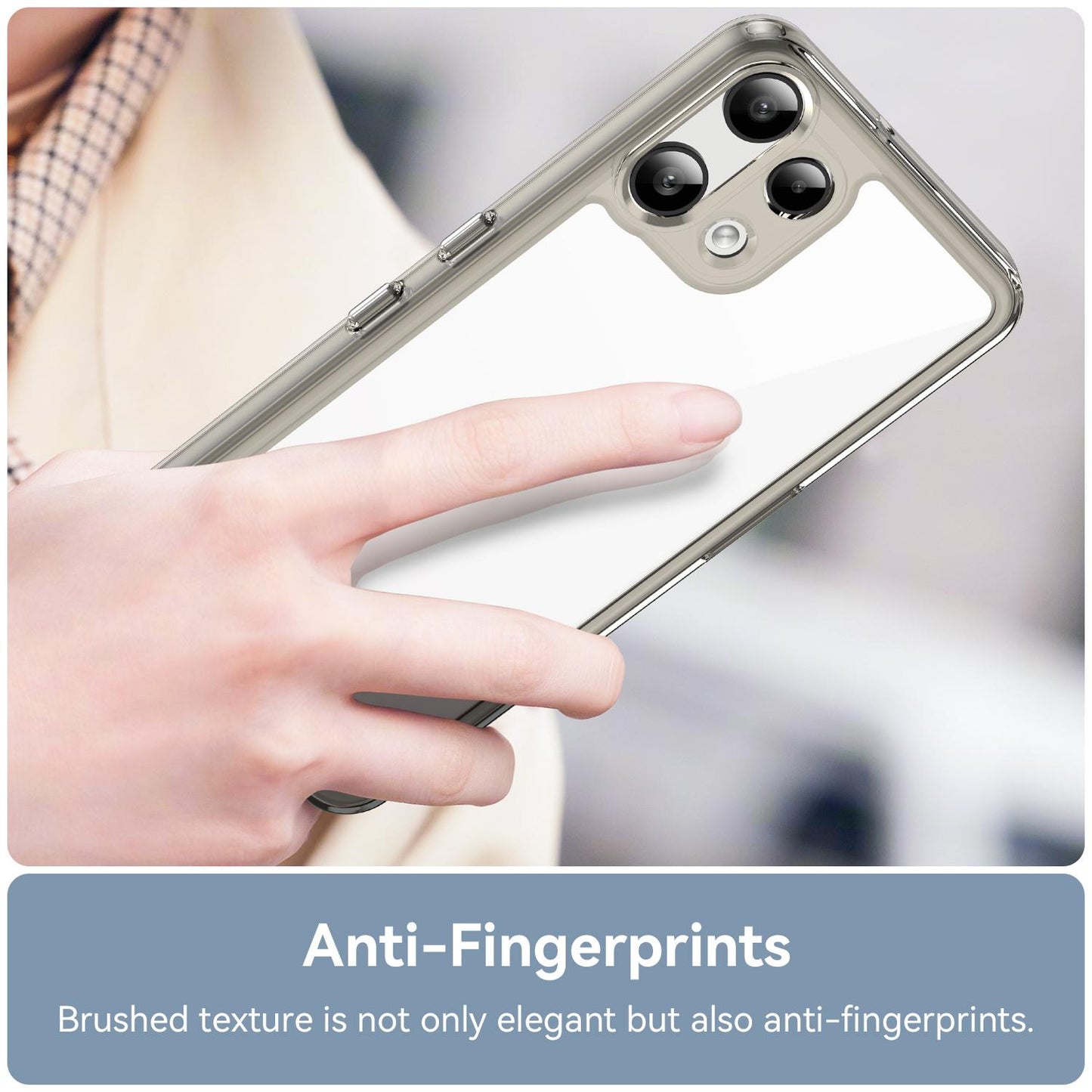 Nothing Phone 3a Lite Acrylic Hybrid TPU Protective Phone Case, Colourful Series Shockproof Cover
