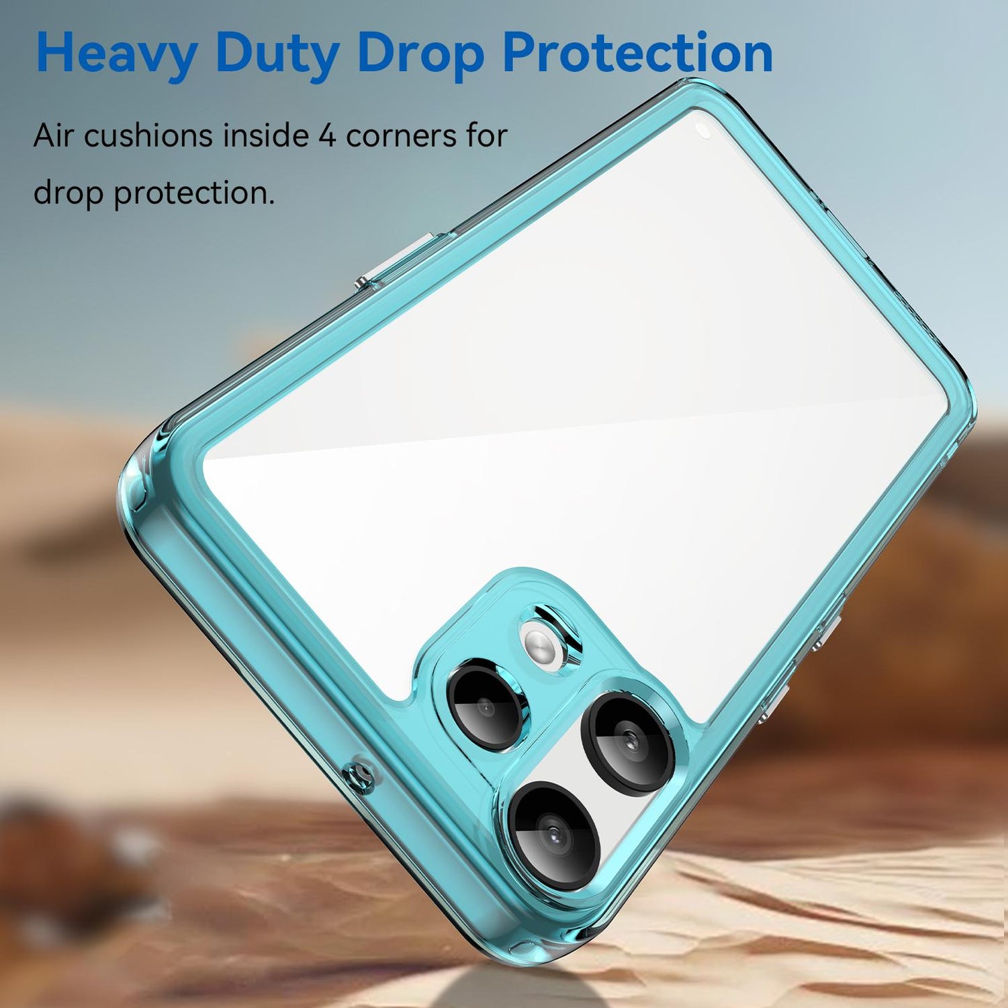 Nothing Phone 3a Lite Acrylic Hybrid TPU Protective Phone Case, Colourful Series Shockproof Cover