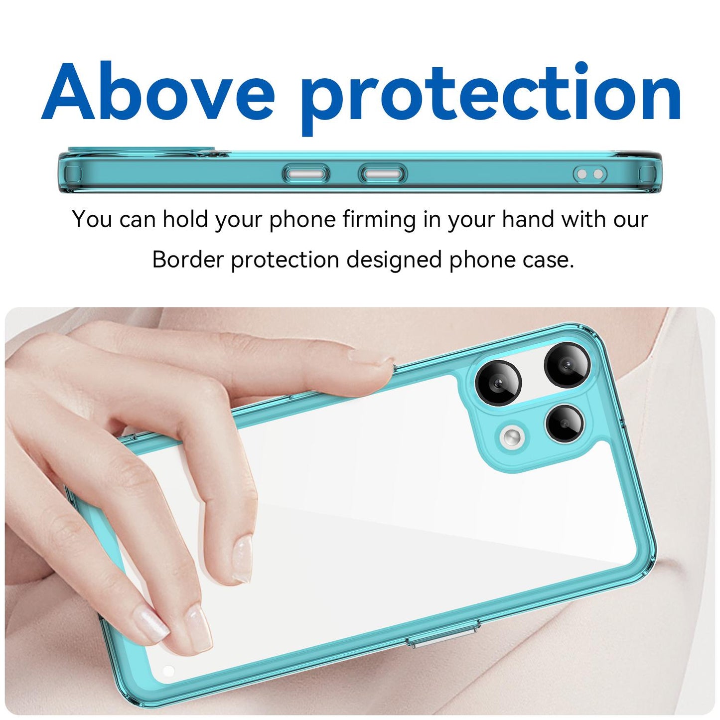 Nothing Phone 3a Lite Acrylic Hybrid TPU Protective Phone Case, Colourful Series Shockproof Cover