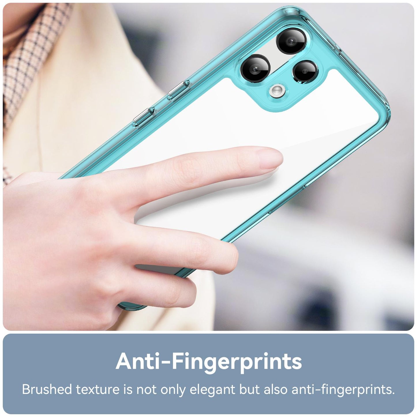 Nothing Phone 3a Lite Acrylic Hybrid TPU Protective Phone Case, Colourful Series Shockproof Cover