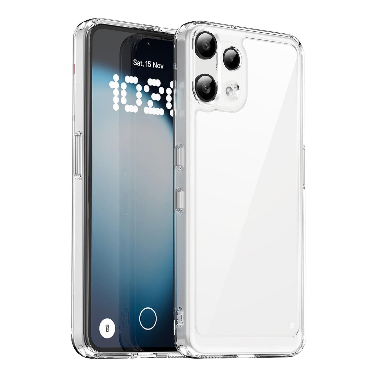 Nothing Phone 3a Lite Acrylic Hybrid TPU Protective Phone Case, Colourful Series Shockproof Cover
