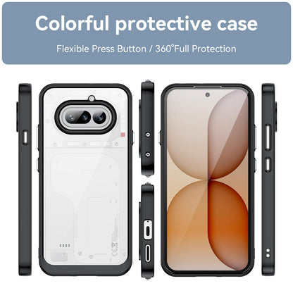 Nothing Phone 4a Acrylic Hybrid TPU Protective Phone Case, Colourful Series Shockproof Cover