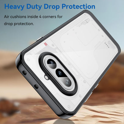 Nothing Phone 4a Acrylic Hybrid TPU Protective Phone Case, Colourful Series Shockproof Cover