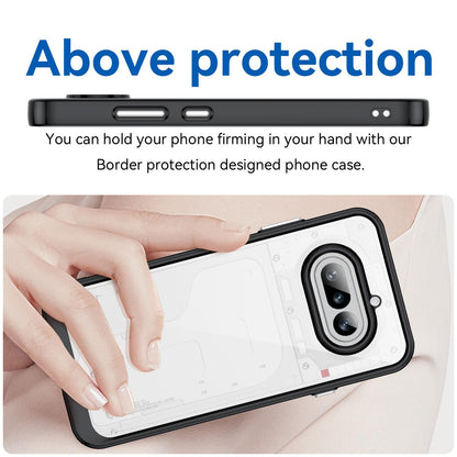 Nothing Phone 4a Acrylic Hybrid TPU Protective Phone Case, Colourful Series Shockproof Cover
