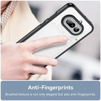 Nothing Phone 4a Acrylic Hybrid TPU Protective Phone Case, Colourful Series Shockproof Cover
