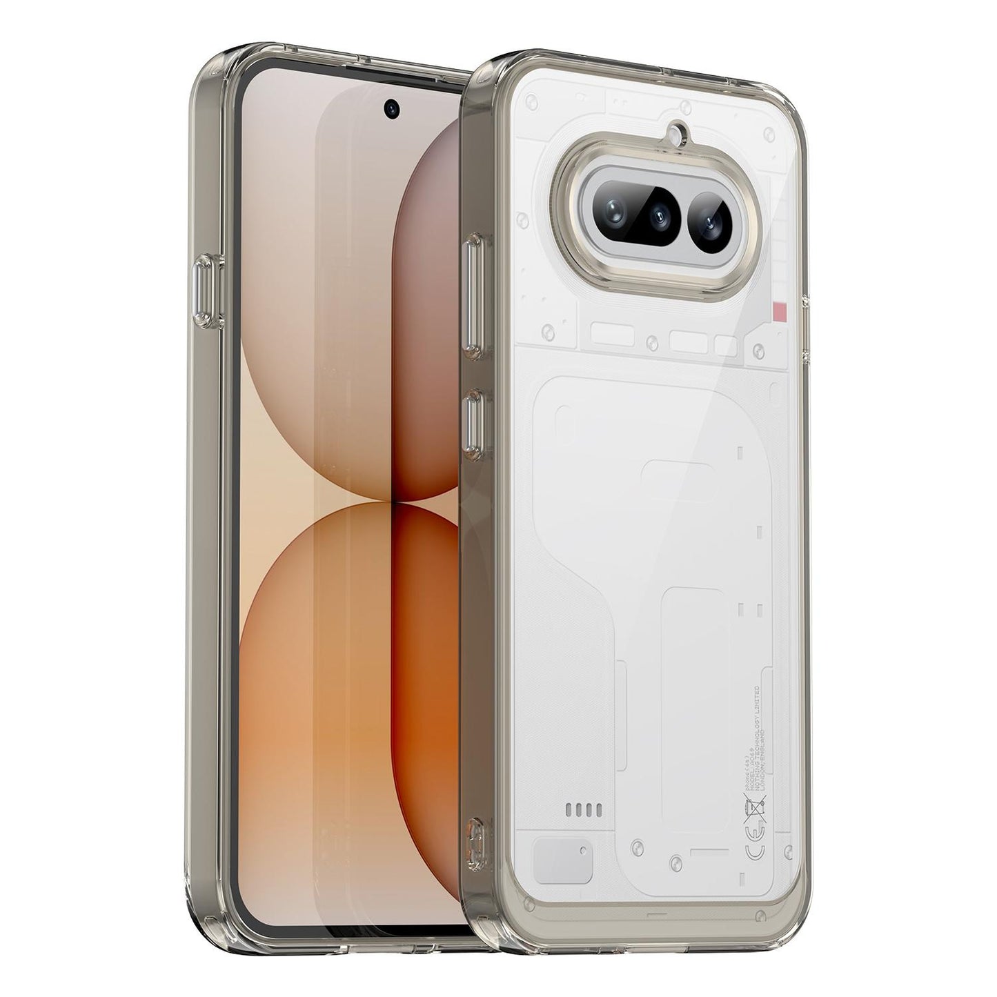 Nothing Phone 4a Acrylic Hybrid TPU Protective Phone Case, Colourful Series Shockproof Cover